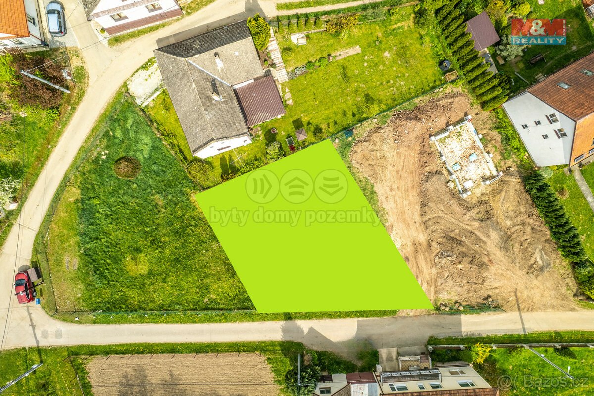 Prodej stavebního pozemku 539 m² v Prostředním Poříčí.