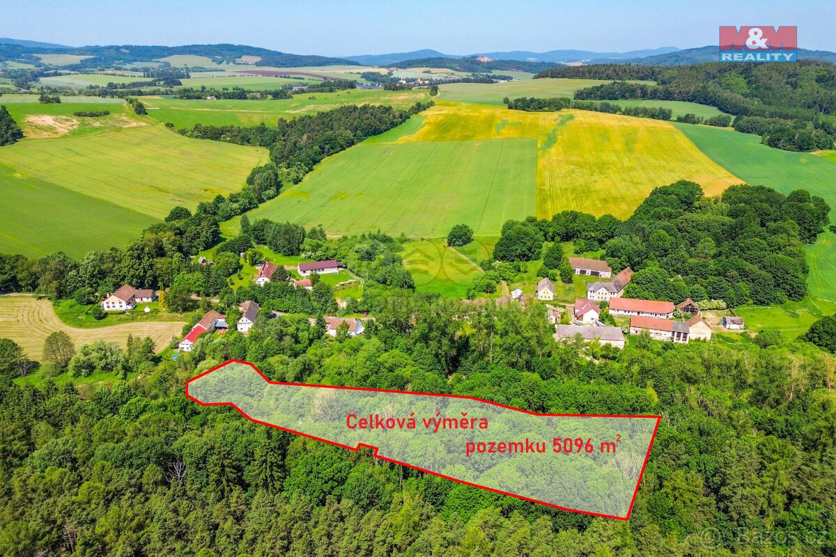 Prodej pozemku k bydlení, 5096 m², Hostouň, ul. Slatina