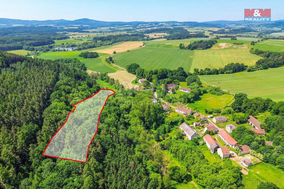 Prodej pozemku k bydlení, 5096 m², Hostouň, ul. Slatina