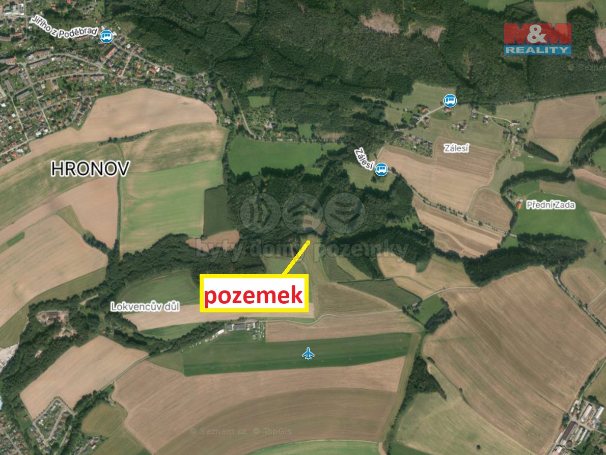 Prodej pole, 14799 m², Velké Poříčí