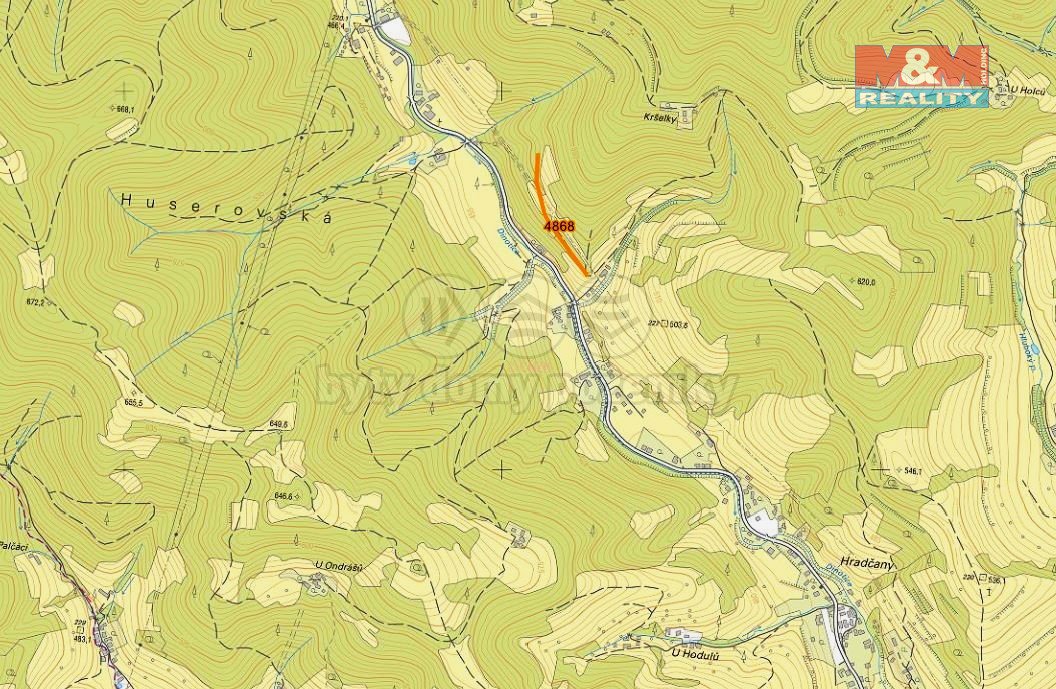 Prodej louky, 3970 m², Halenkov