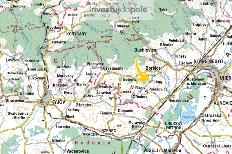 Prodej louky v k.ú. Tučapy