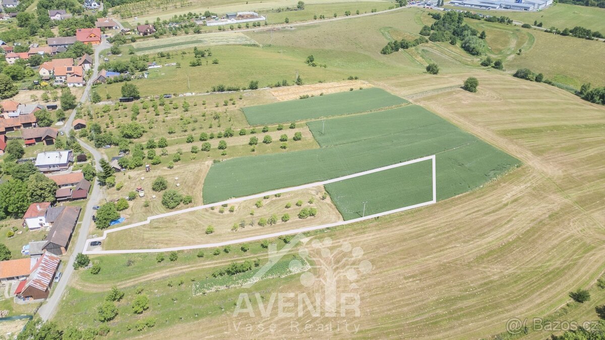 Prodej stavebního pozemku, zahrady a pole - 5 017 m2 - Lačno