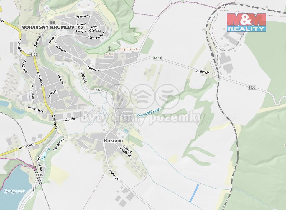 Prodej souboru pozemků, 30409 m², Moravský Krumlov