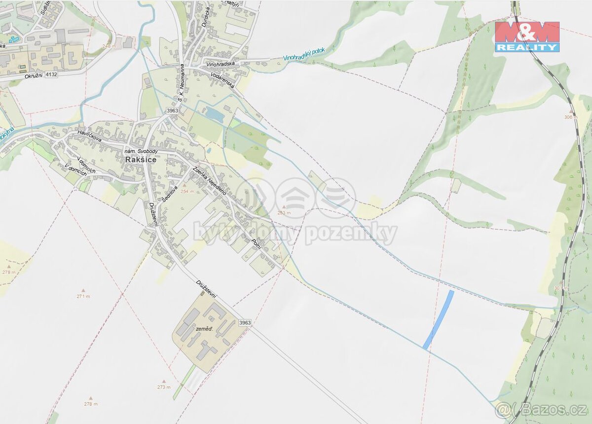 Prodej souboru pozemků, 30409 m², Moravský Krumlov