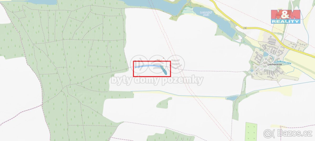 Prodej louky, 6482 m², Lochousice