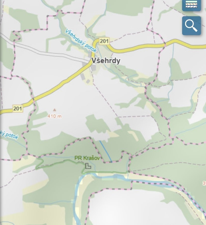 Lesní pozemek Všehrdy u Kralovic