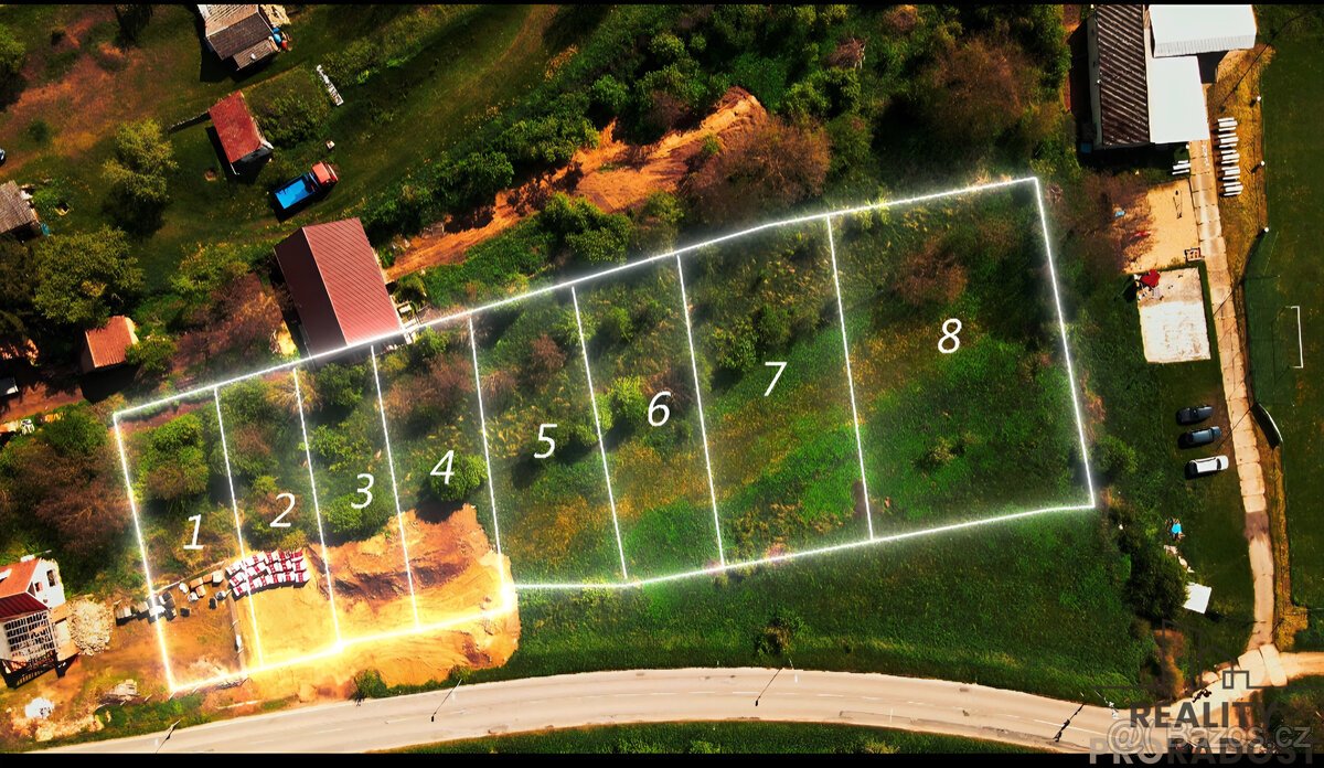Prodej stavebního pozemku 791,5 m2 v Kyjově-Bohuslavicích, l