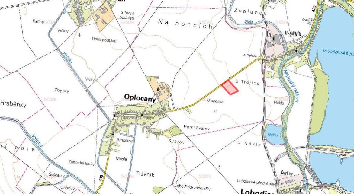 Zemědělská půda, prodej, Oplocany, Přerov