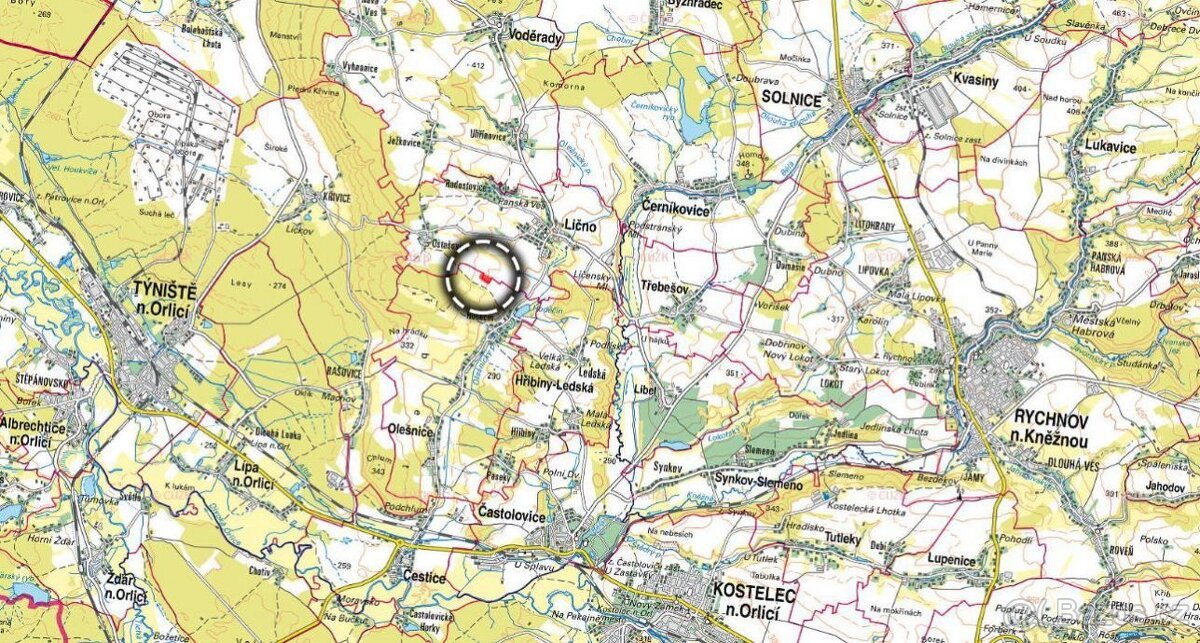Zemědělská půda, prodej, Lično, Rychnov nad Kněžnou