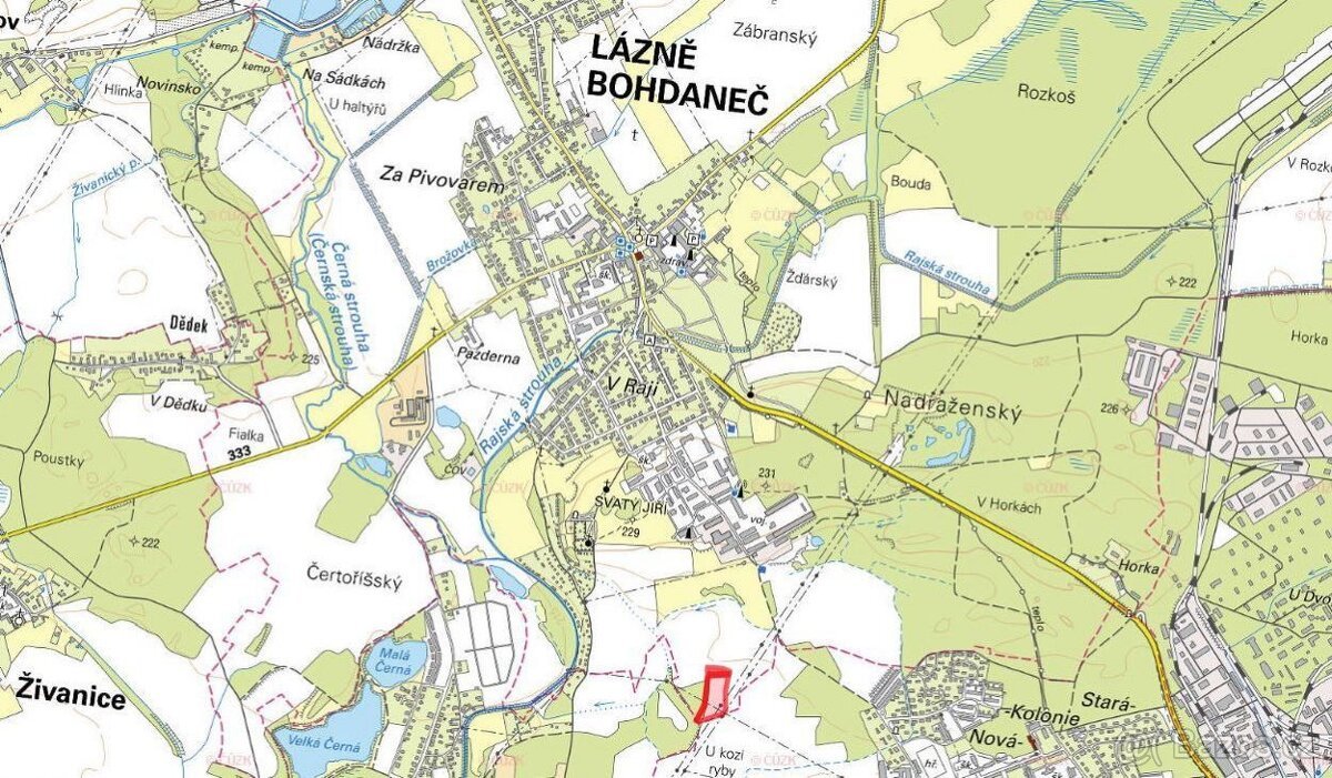 Zemědělská půda, prodej, Lázně Bohdaneč, Pardubice