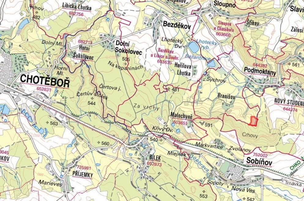Louka, prodej, Podmoklany, Havlíčkův Brod