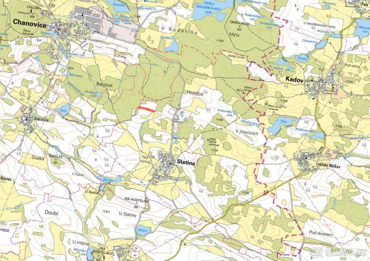 Zemědělská půda, prodej, Slatina, Klatovy