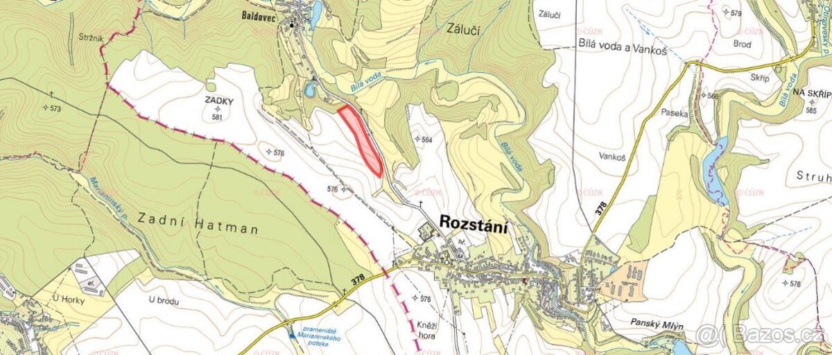 Zemědělská půda, prodej, Rozstání, Prostějov
