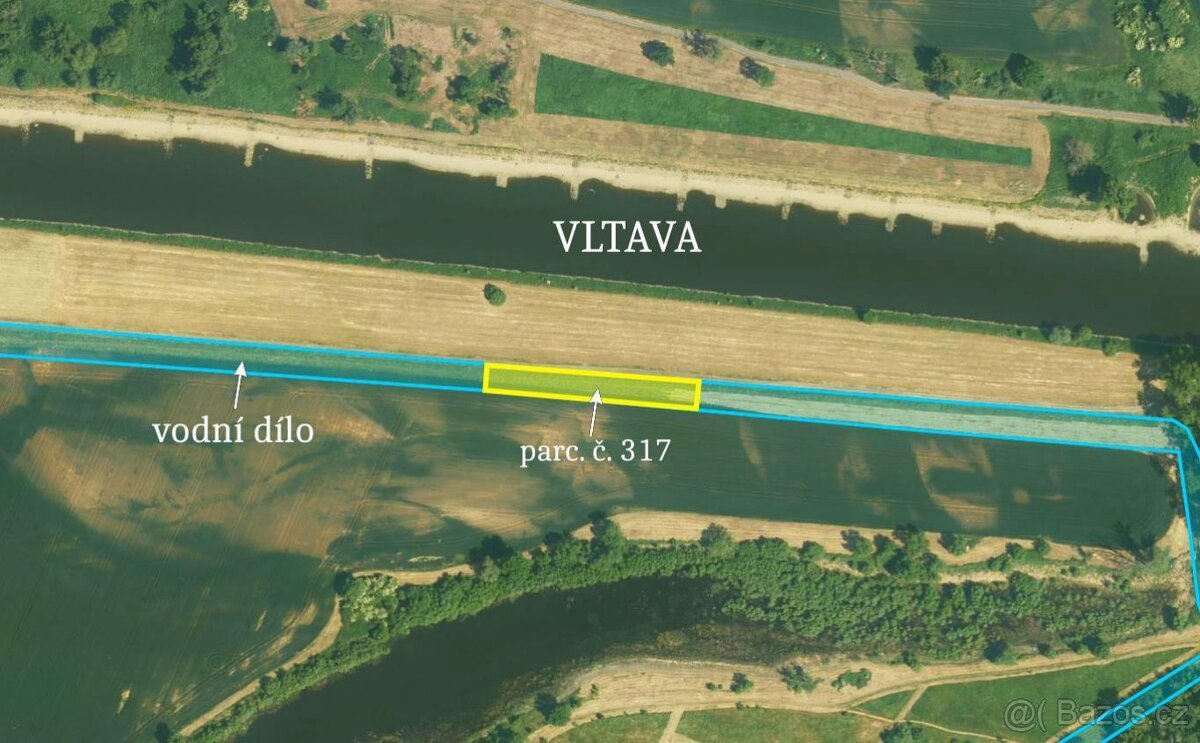 Pozemek, bydlení, prodej, Zálezlice, Mělník