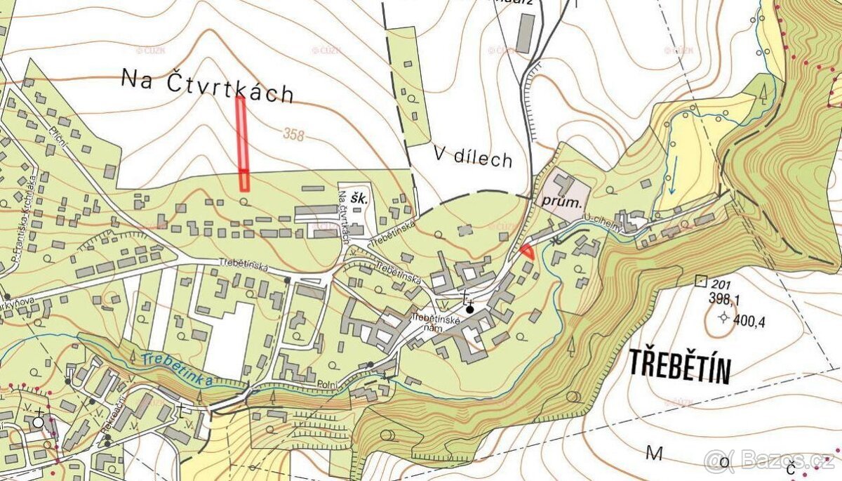 Zemědělská půda, prodej, Třebětín, Letovice, Blansko