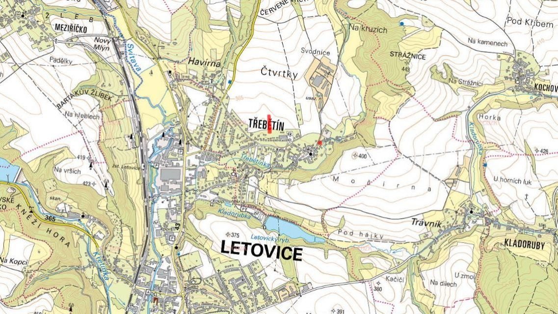 Zemědělská půda, prodej, Třebětín, Letovice, Blansko
