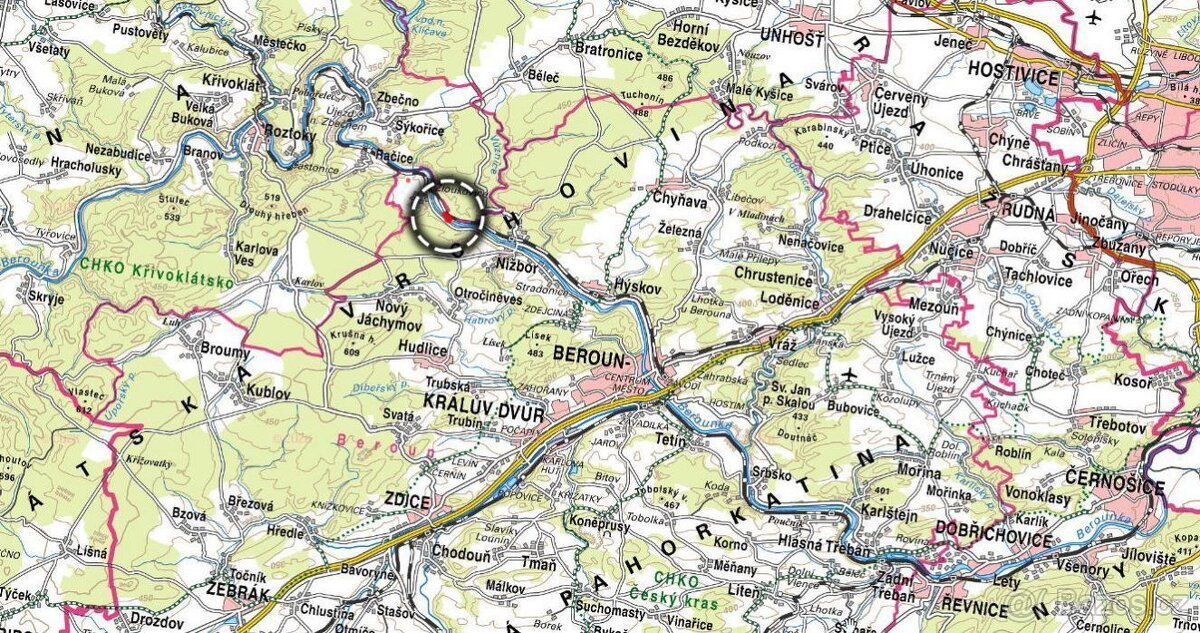 Louka, prodej, Žloukovice, Nižbor, Beroun