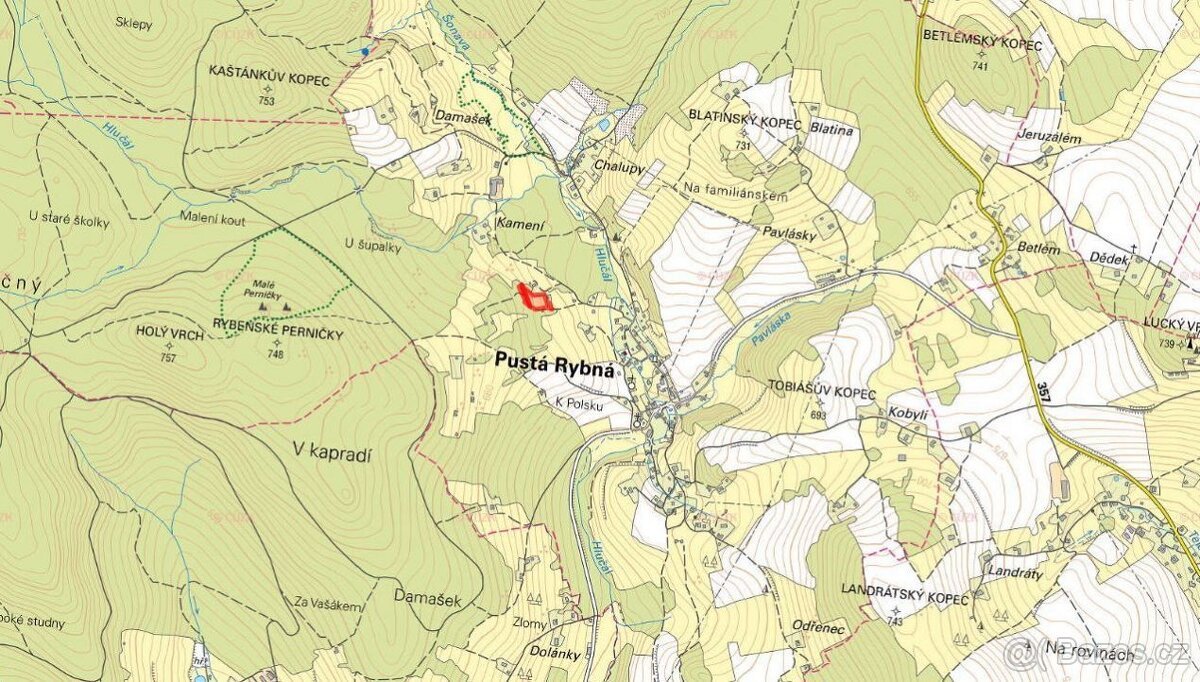 Louka, prodej, Pustá Rybná, Svitavy