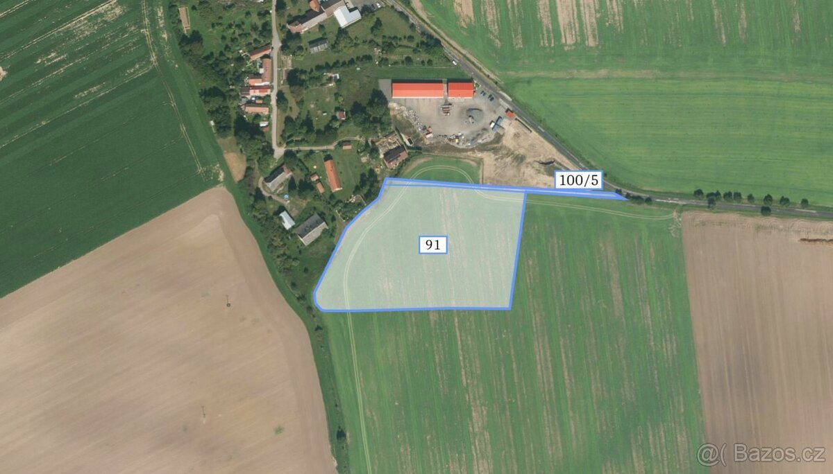 Pozemek, komerční, prodej, Moravčice, Jičín