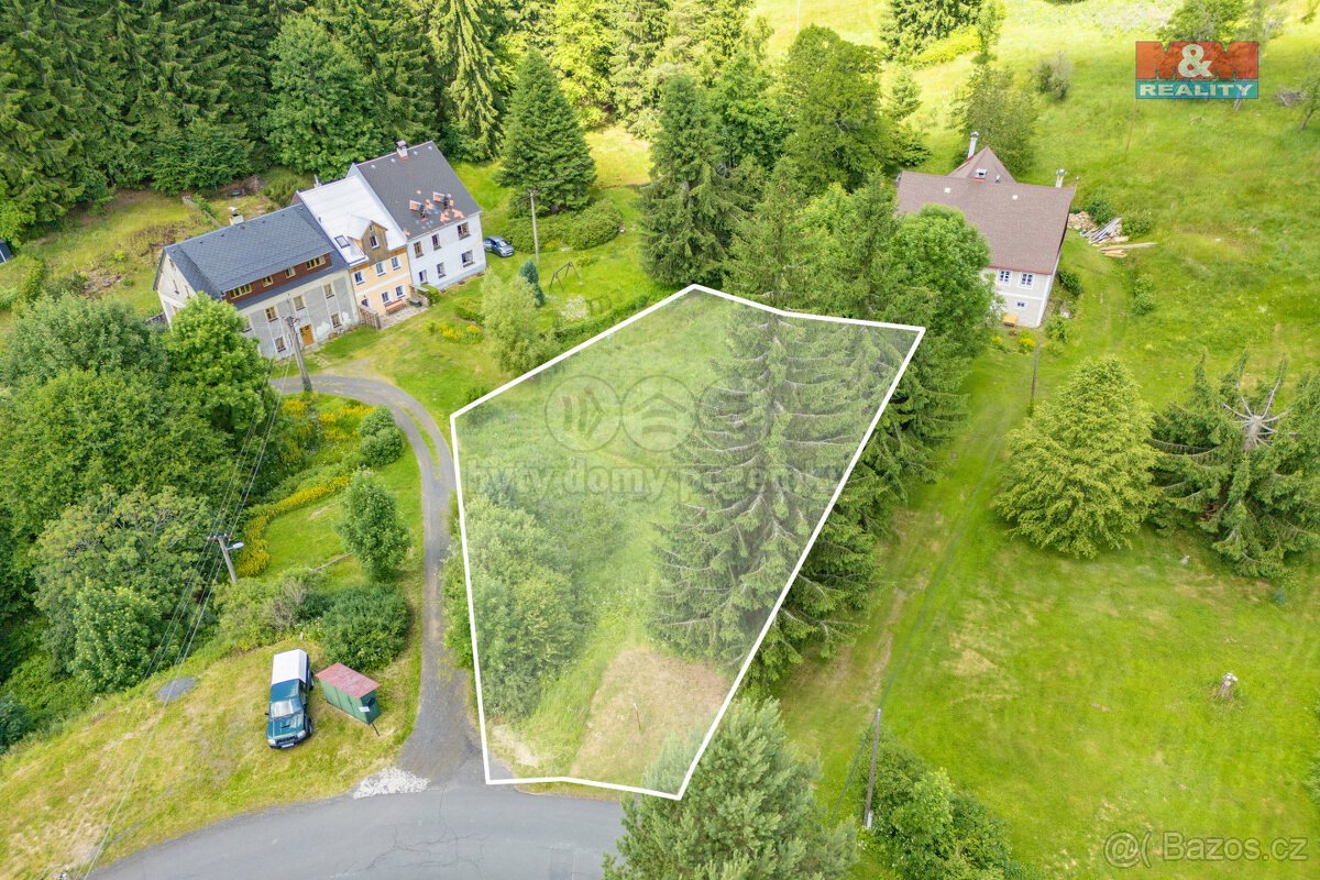 Prodej pozemku k bydlení, 1171 m², Jáchymov
