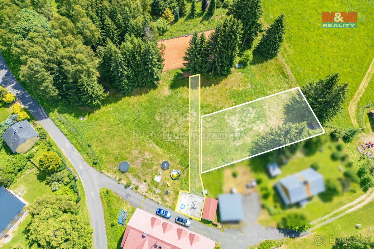 Prodej pozemku k bydlení, 907 m², Jáchymov