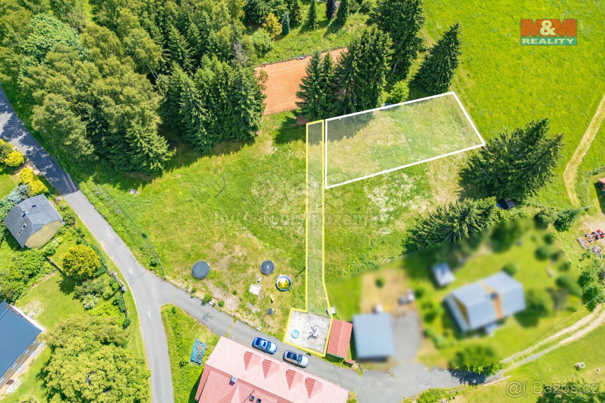 Prodej pozemku k bydlení, 907 m², Jáchymov