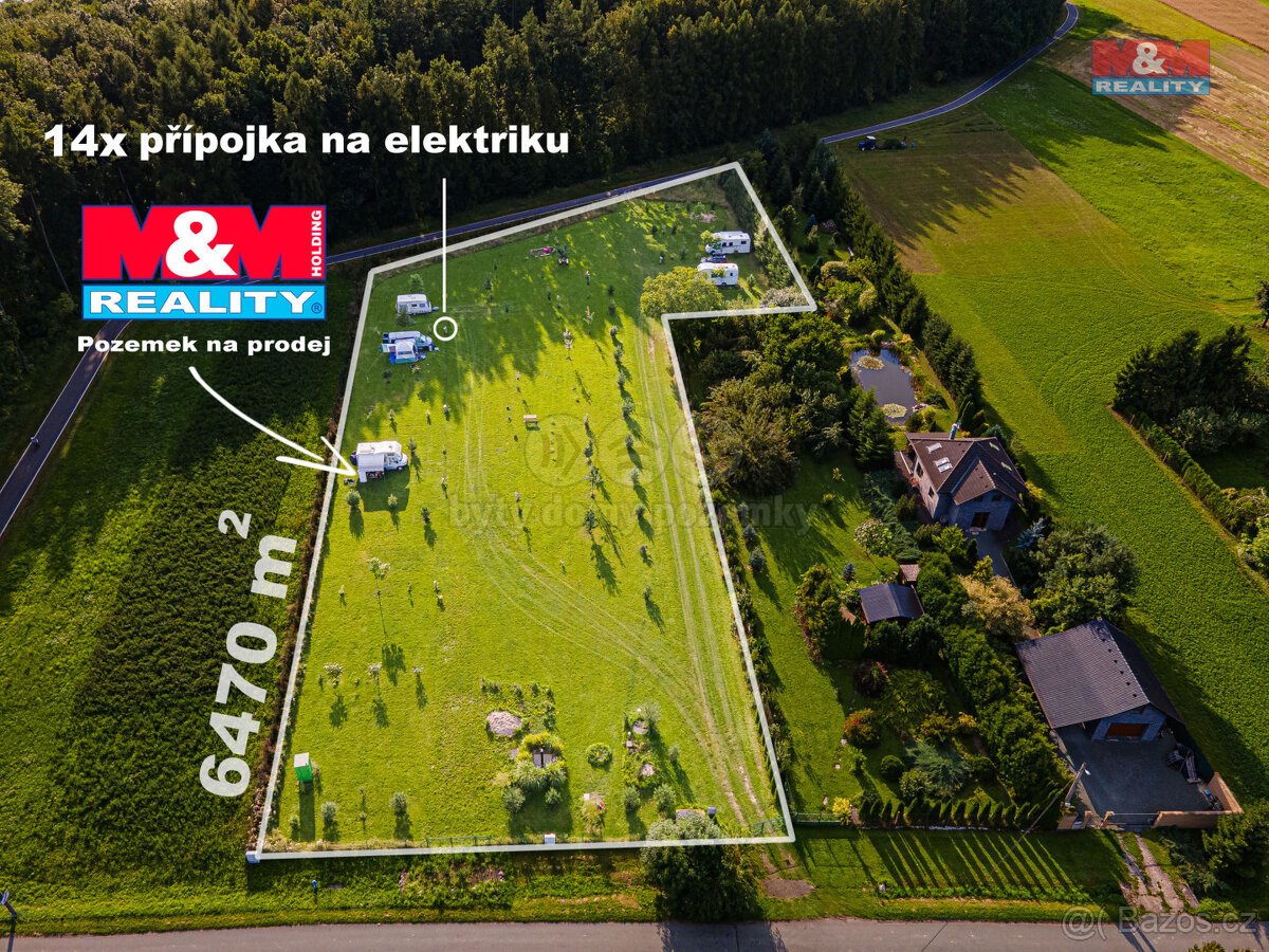Prodej pozemku, 6470 m², Provodov-Šonov, Kleny