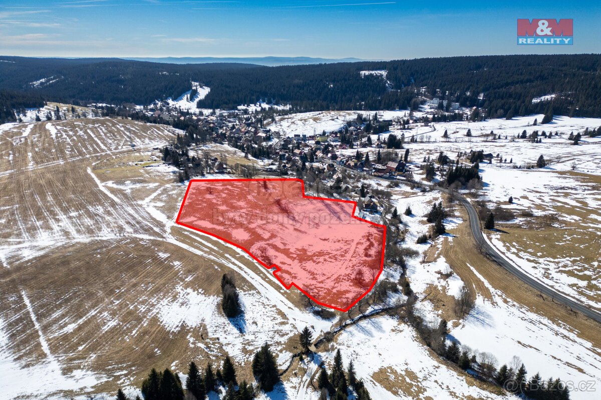 Prodej louky, 34345 m², Pernink