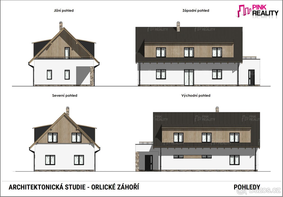 Pozemek učený k výstavbě Orlické Záhoří, část Jadrná