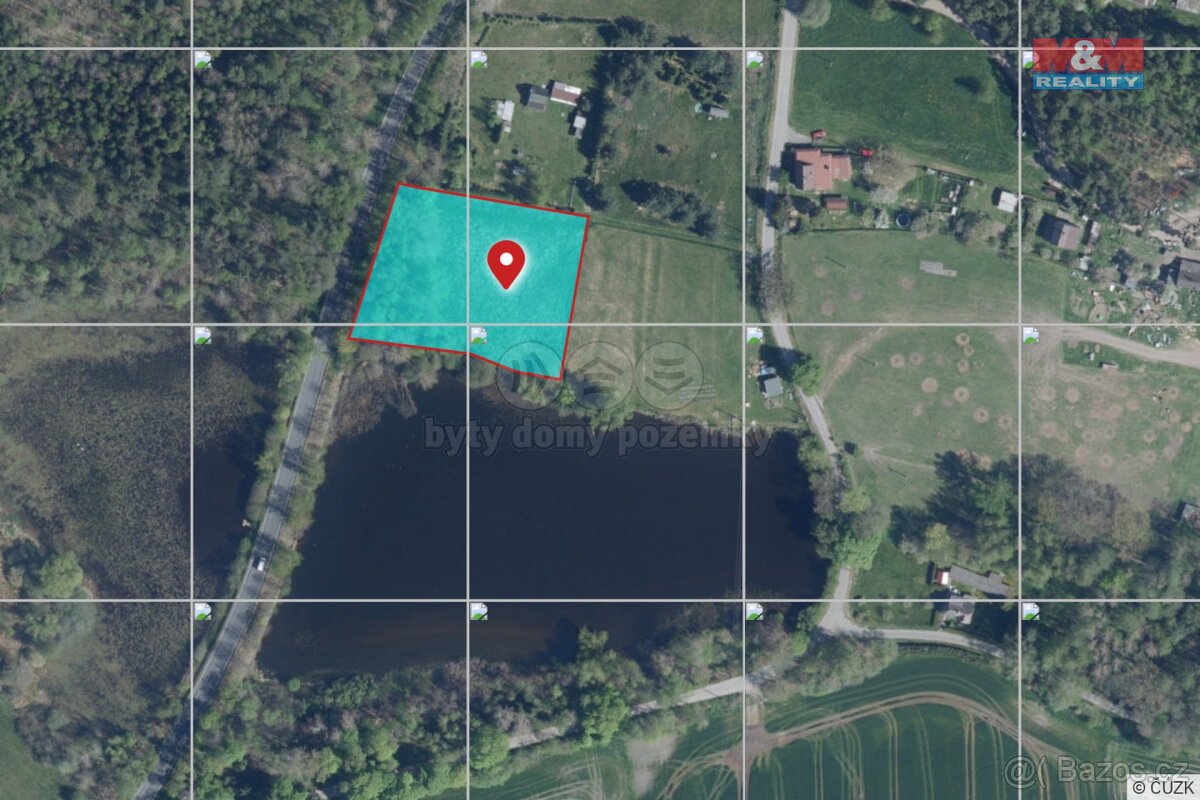 Prodej pozemku k bydlení, 4110 m², Seníky