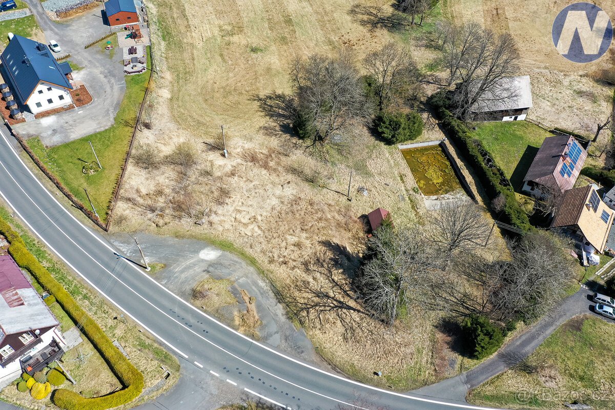 Stavební pozemek 2 432 m² na Šumavě – Jesení u Čachrova