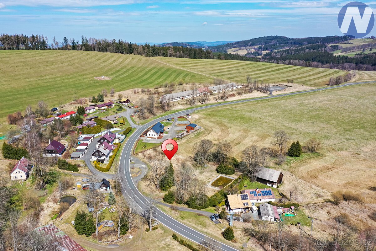 Stavební pozemek 2 432 m² na Šumavě – Jesení u Čachrova