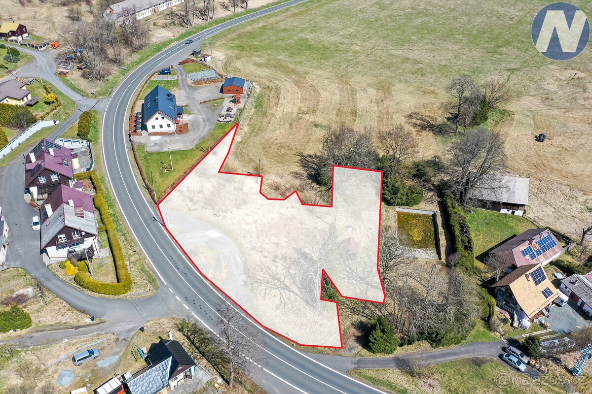 Stavební pozemek 2 432 m² na Šumavě – Jesení u Čachrova