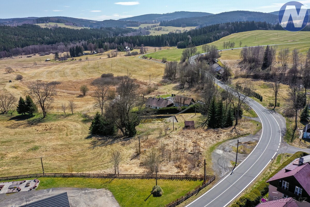 Stavební pozemek 2 432 m² na Šumavě – Jesení u Čachrova