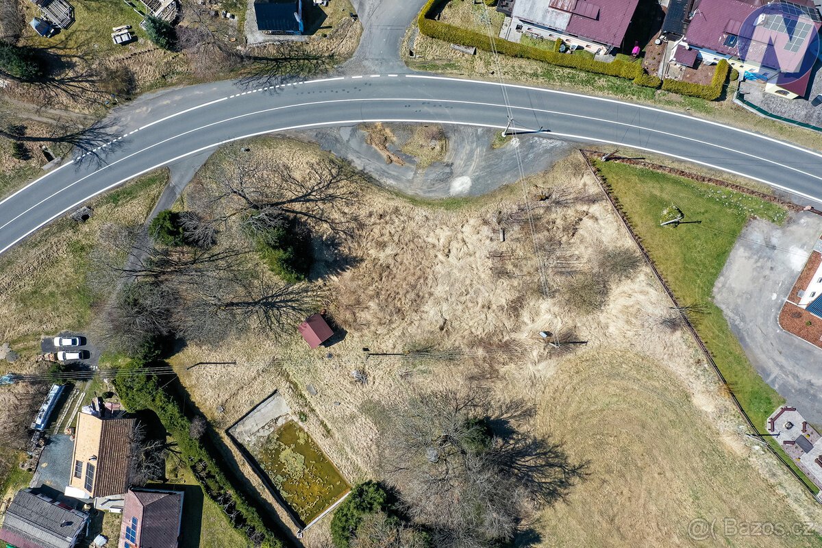 Stavební pozemek 2 432 m² na Šumavě – Jesení u Čachrova