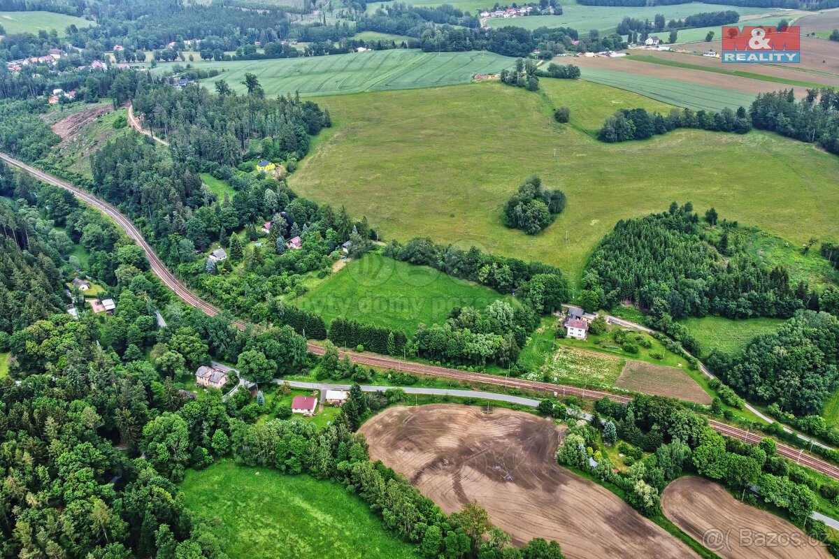 Prodej pozemku k bydlení 1076 m2, Služátky, Světlá n/Sázavou