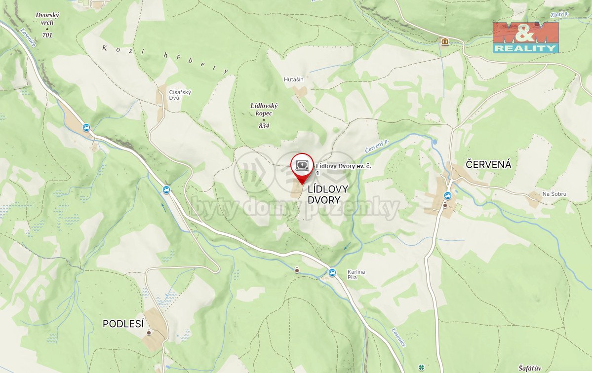 Prodej pozemku k bydlení, 5684 m², Kašperské Hory
