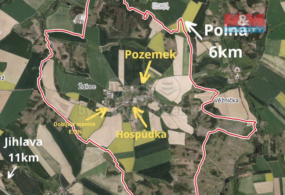 Prodej pozemku k bydlení ve Ždírci