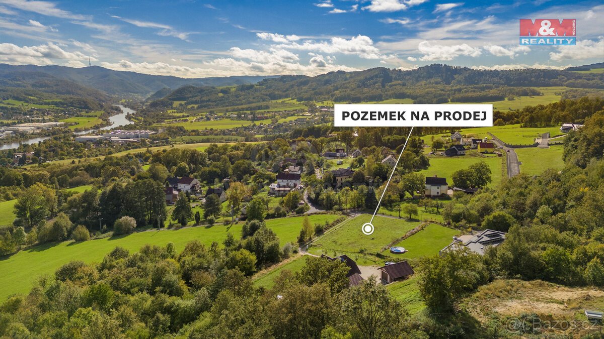 Prodej pozemku k bydlení, 1450 m², Děčín, Vilsnice