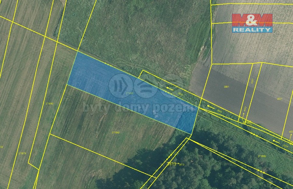 Prodej 1/6 podílů pole, 81326 m², Lomnice nad Lužnicí