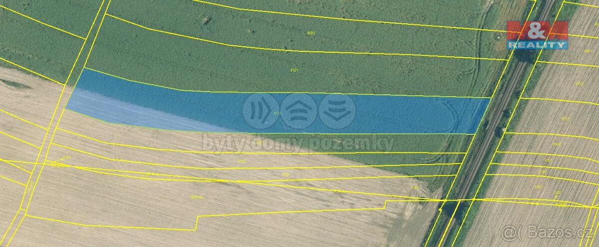 Prodej 1/6 podílu zemědělských pozemků, 52395 m², Frahelž