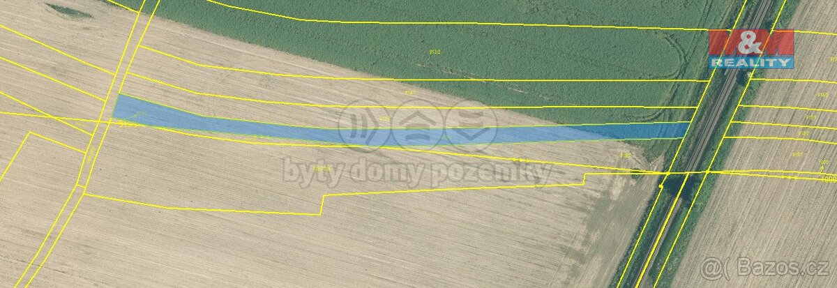 Prodej 1/6 podílu zemědělských pozemků, 52395 m², Frahelž