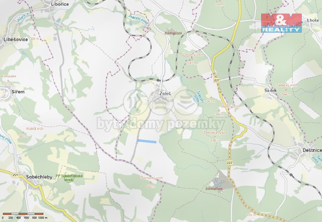 Prodej pole, 22965 m², Měcholupy