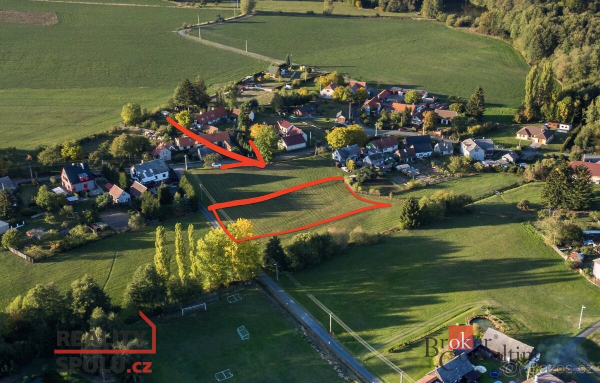 Prodej, pozemky/bydlení, 1319 m2, Příkosice, Rokycany [ID 71
