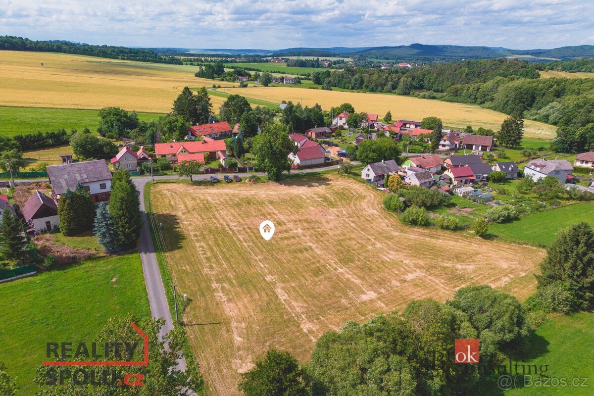 Prodej, pozemky/bydlení, 1319 m2, Příkosice, Rokycany [ID 71