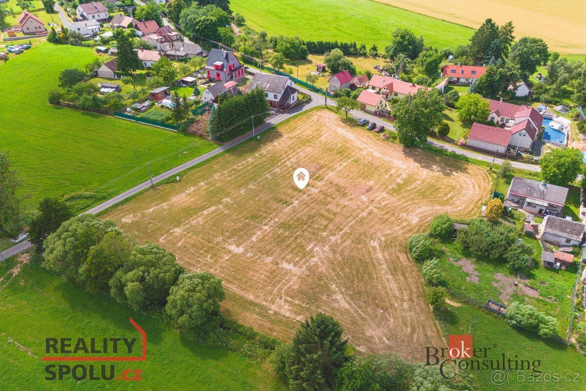 Prodej, pozemky/bydlení, 1319 m2, Příkosice, Rokycany [ID 71