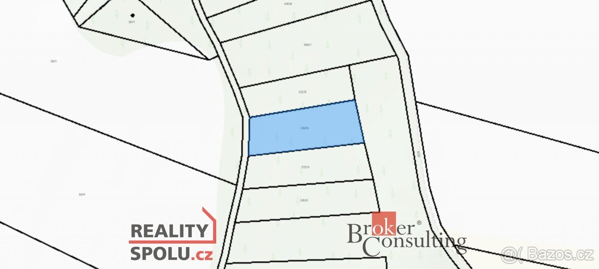 Prodej, pozemky/ostatní, 802.5 m2, Tvršice , Staňkovice, Lou