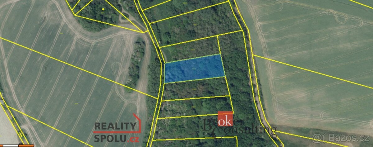 Prodej, pozemky/ostatní, 802.5 m2, Tvršice , Staňkovice, Lou