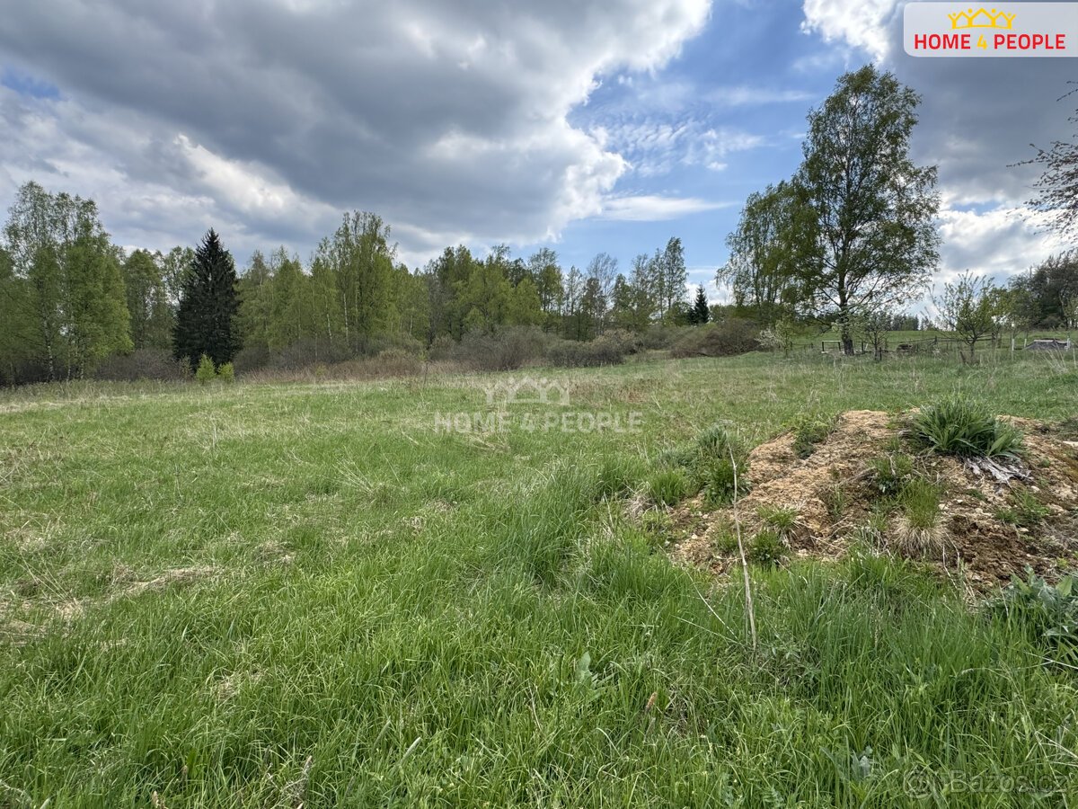 prodej stavebního pozemku v Nové Peci u Lipna